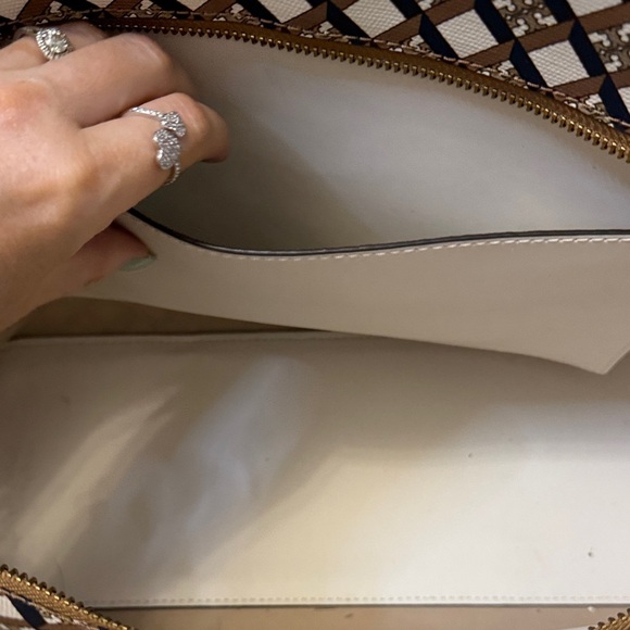 Tory Burch Geo Logo Top Zip Tote - Picture 8 of 8